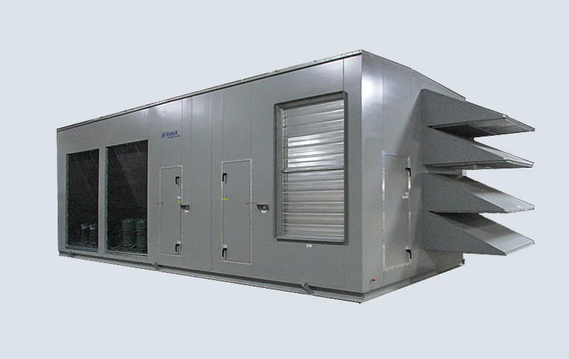 Custom outdoor ERV for casinos - high-capacity energy recovery with smoke filtration