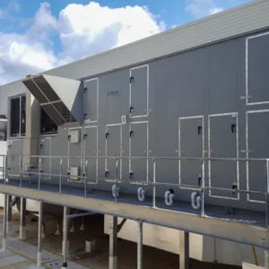 Custom ERU unit installed in Texas medical center natatorium